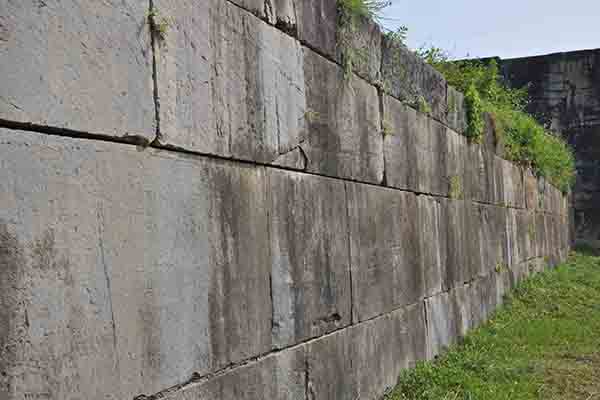 Outer wall in Citadel of the Ho Dynasty