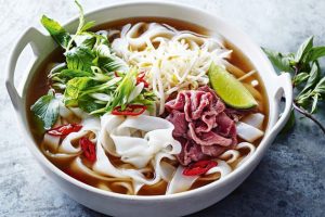 Pho Bo Noodle Soup with Beef