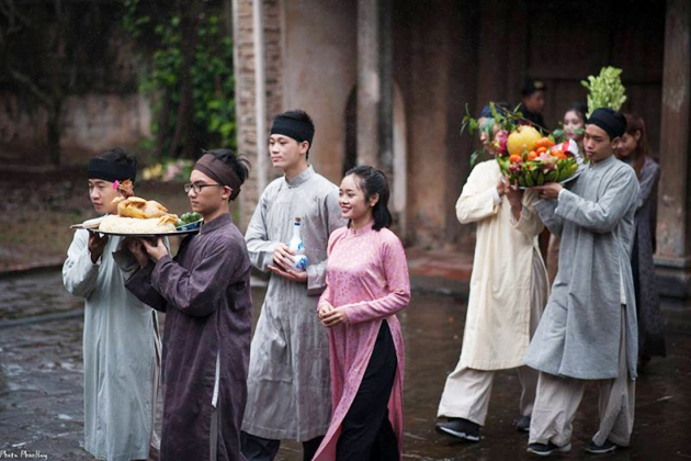 vietnamese traditional costumes for male, Vietnam local tours 