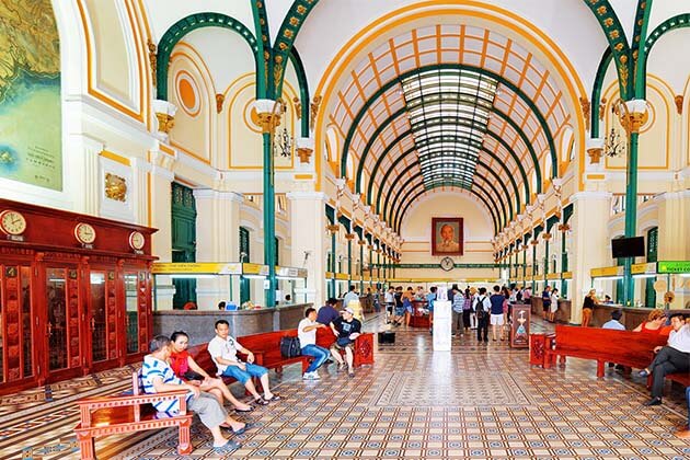 Ho Chi Minh Post Office, Family Tour in Vietnam