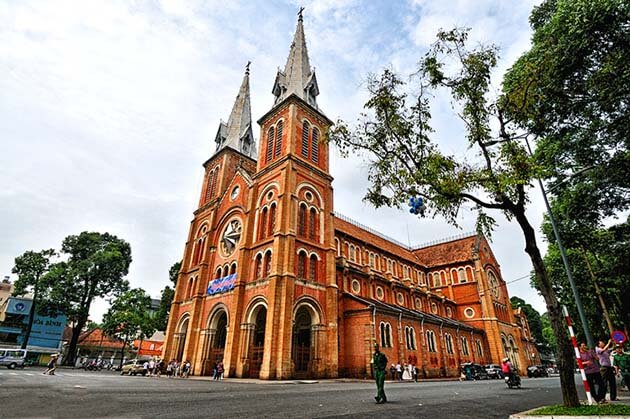 the Notre Dame Cathedral in Ho Chi Minh, Vietnam Tours vacation