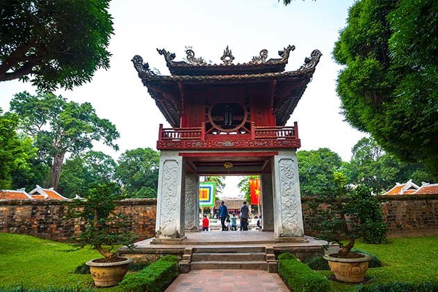 the Temple of Literature, Vietnam tours 