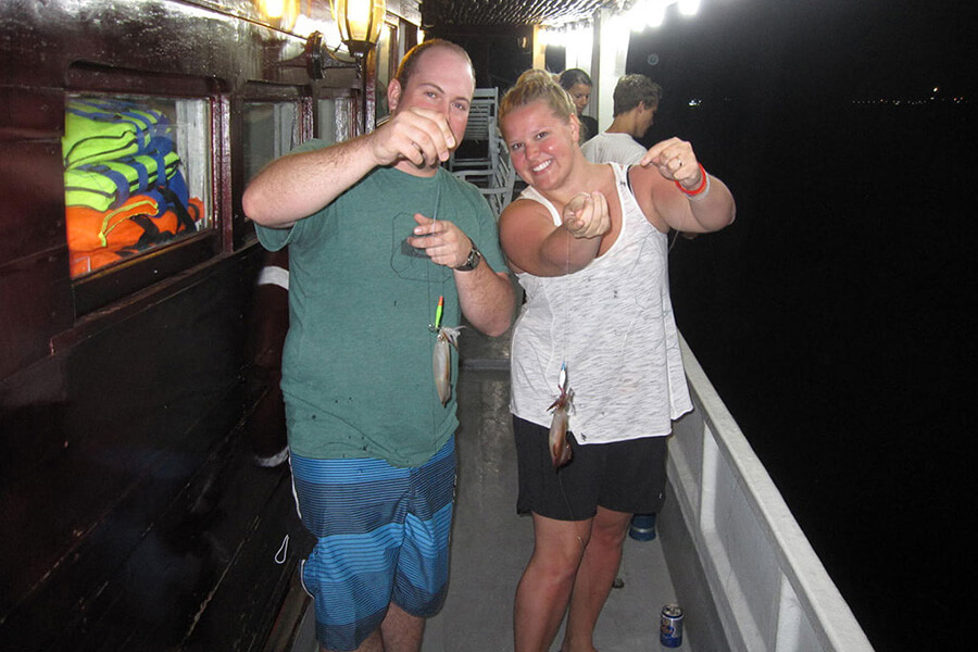 Squid Fishing in Halong, Vietnam Tours Vacations