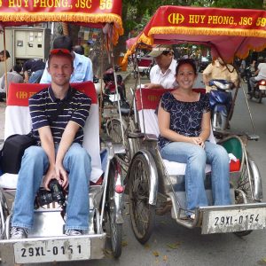 Cyclo in Hanoi, Beach holiday in Vietnam