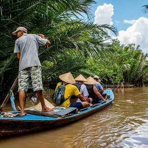 Mekong Delta boarding, Vietnam trips
