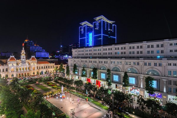 HCMC at night, Vietnam tours package