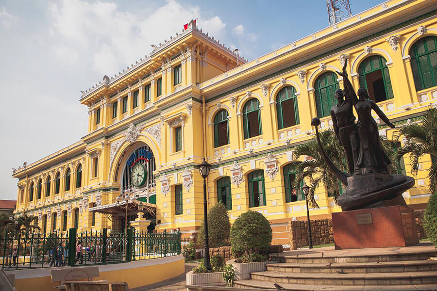 Ho Chi Minh Post Office - Vietnam classic tour