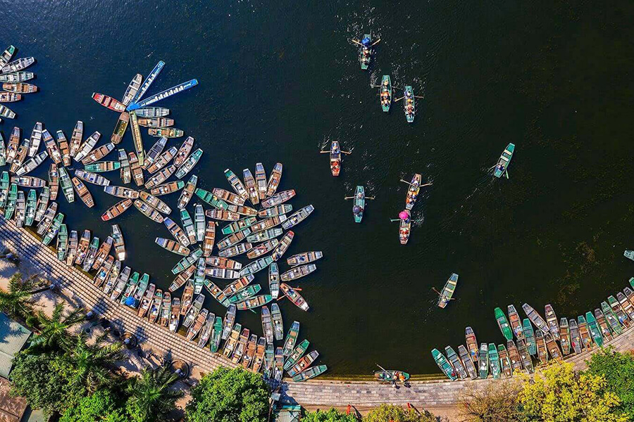 tam coc wharf, Vietnam local tour