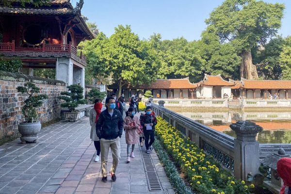 temple of literature, Vietnam family tour