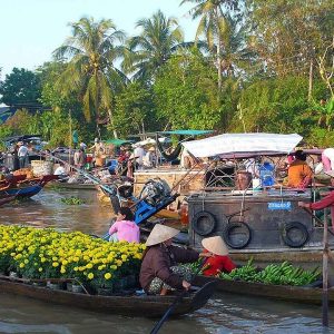 Floating market, Vietnam go tours