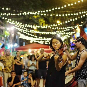 Hanoi Walking Street, Vietnam Family tour