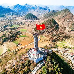 Lung Cu Flag tower, Vietnam adventure vacations