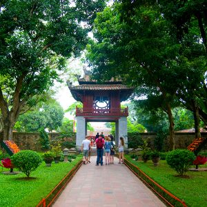 the first university Temple of literature, Vietnam Trips