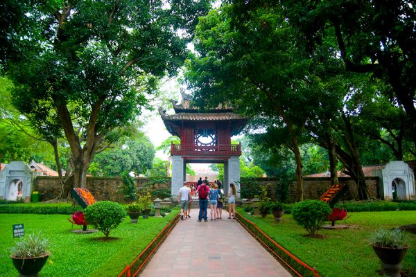 the first university Temple of literature, Vietnam Trips