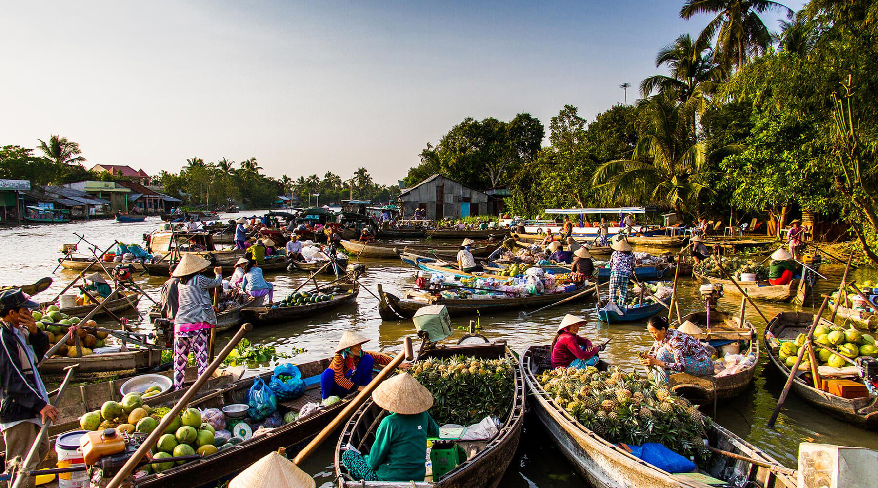 Floating Market in Mekong Delta, Go Vietnam Tours