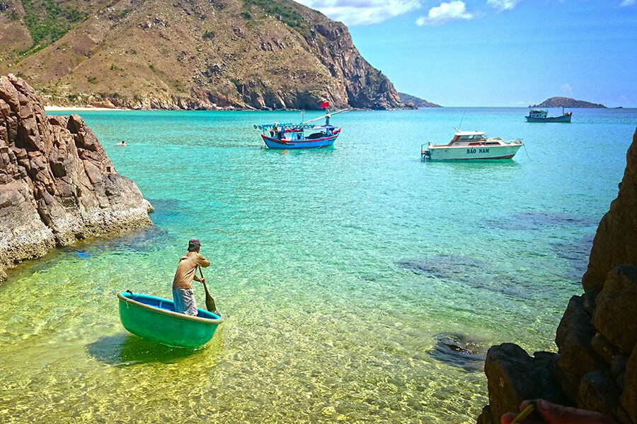 the most majestic beach of Quy Nhon Beach, Vietnam tour beach