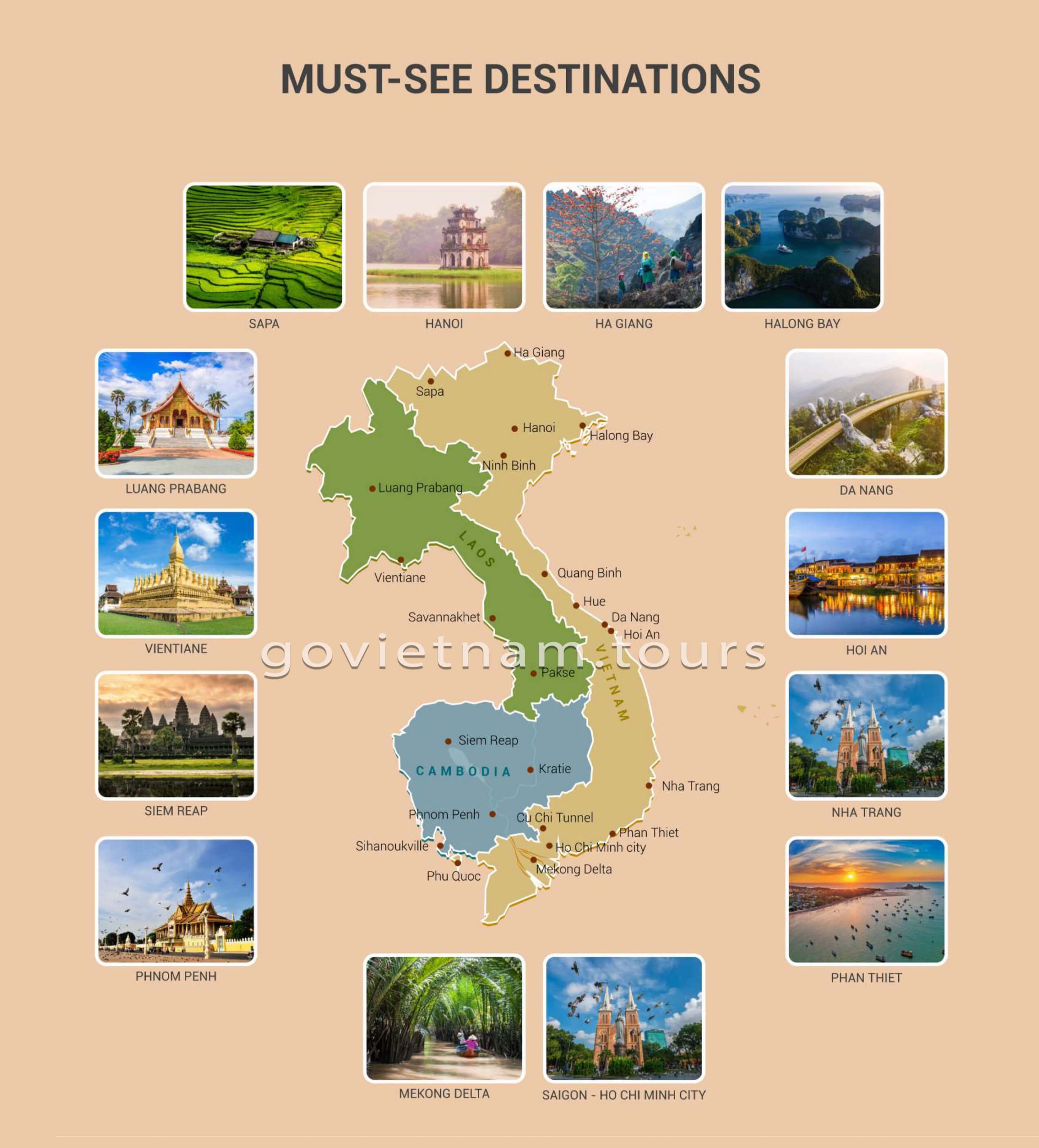 Best Vietnam Must See Attractions for Vacations & Tours
