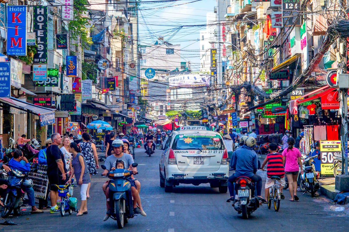 Pham Ngu Lao Street - Ho Chi Minh City