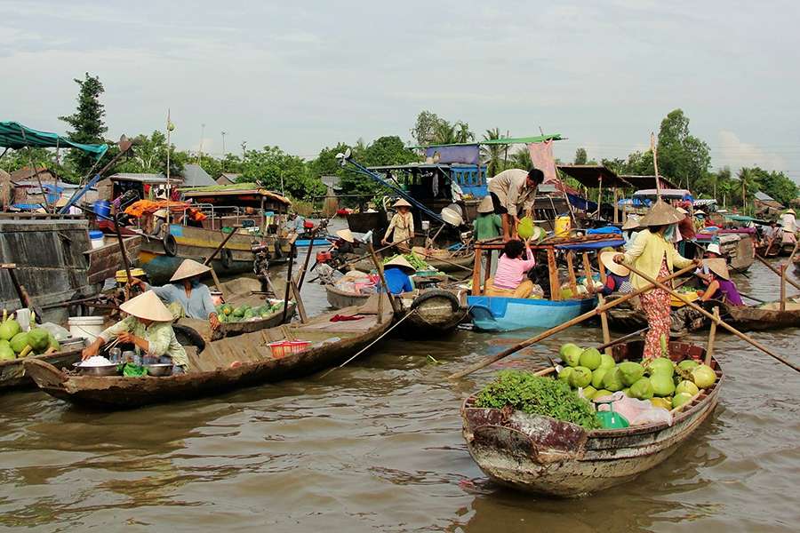 Cai Rang Floating Market - Vietnam tour package