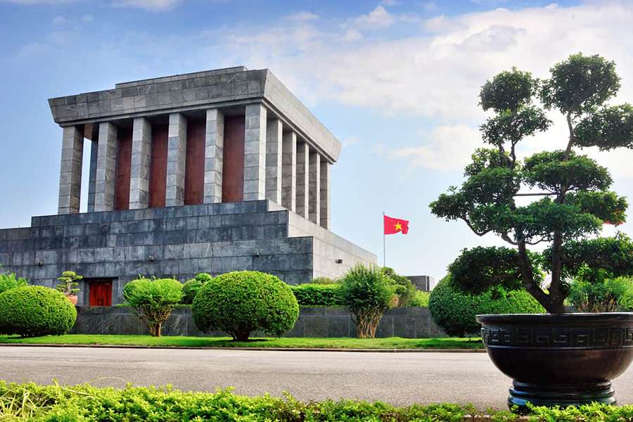 Ho Chi Minh's mausoleum - Vietnam family vacation