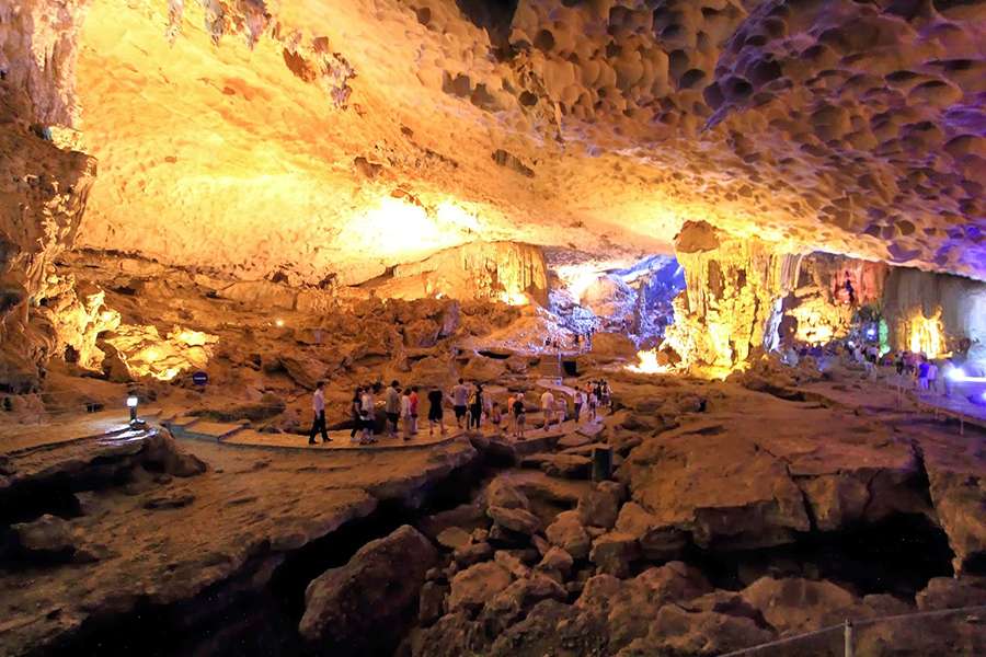 Surprise Cave Halong Bay - Vietnam tour package