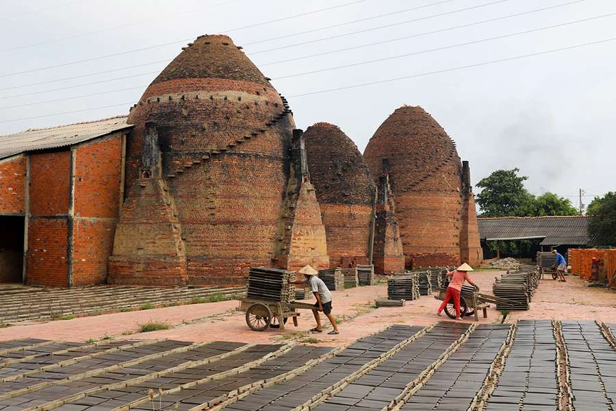 Vinh Long brick kilns - Vietnam tour package