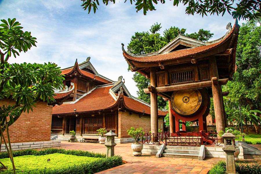 Temple of Literature - Cambodia Vietnam tour