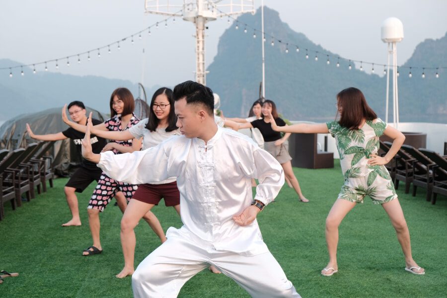 Tai Chi Lesson - Vietnam Classic Tours