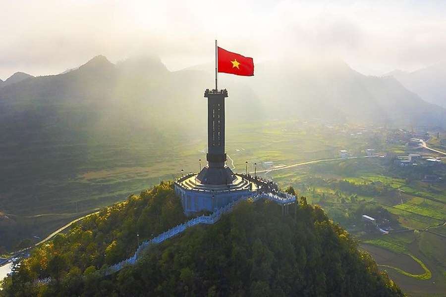 Lung Cu Flag Tower - Vietnam adventure tour