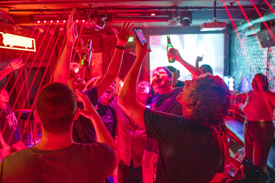 Hanoi nightlife in Vietnam with bars and late-night entertainment